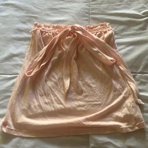 Juicy couture flowy strapless top